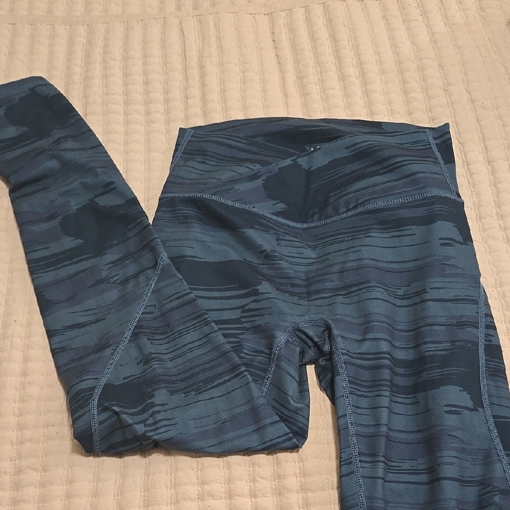 Blue Patterned Leggings